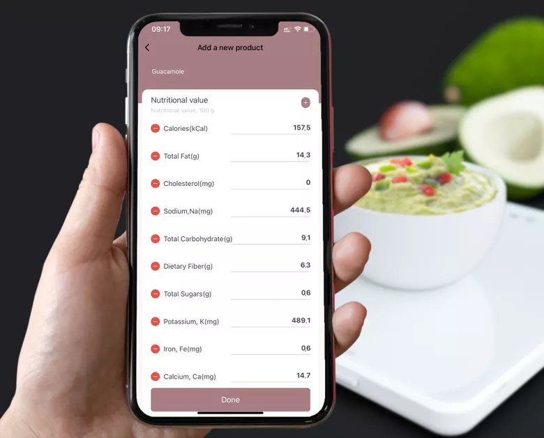 Adăugare ușoară a propriilor alimente