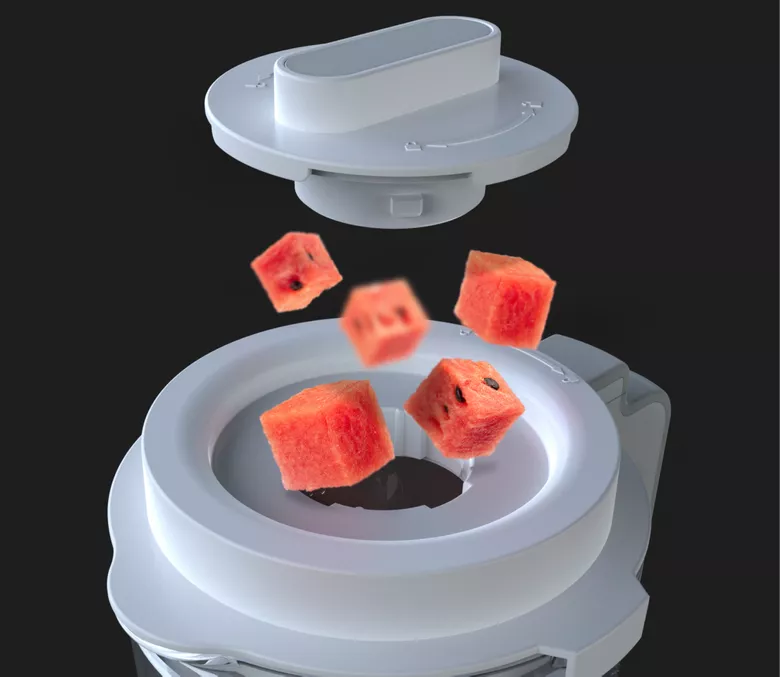 Add ingredients without stopping