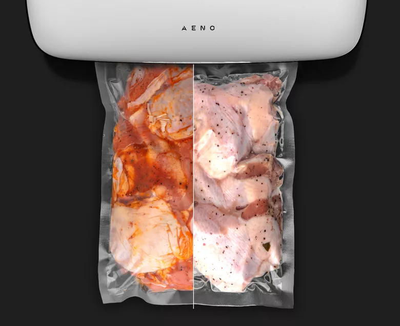 Vakuumieren von trockenen und feuchten Produkten