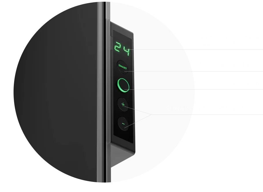 LED-ekraan. Juhtimine nuppude või AENO rakenduse kaudu