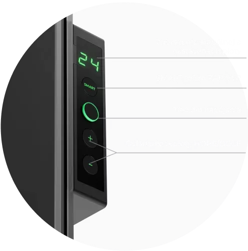 LED obrazovka. Ovládanie pomocou tlačidiel alebo aplikácie AENO