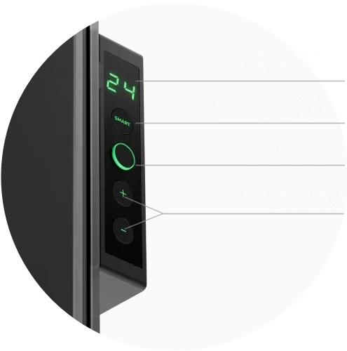 Wyświetlacz LED. Sterowanie za pomocą przycisków lub aplikacji mobilnej AENO