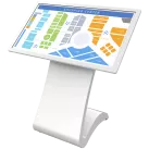 43" Indoor Digital Signage 4K Tilted Totem Prestigio Solutions