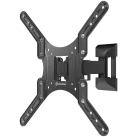 ONKRON Full Motion TV Wall Mount for 26 to 65-inch Flat Panel TVs Digital Panels 35 kg, Black