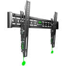 ONKRON Tilting TV Wall Mount for 43 to 85-inch Flat Panel TVs Digital Panels 68,2 kg, Black