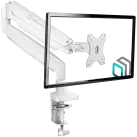 ONKRON Monitor Desk Mount for 13 to 32-Inch LED LCD Flat Monitors up to 9 kg, White