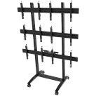 EDBAK VIDEO WALL TROLLEY, MODULAR 2X3, FOR SCREENS 50-57", LANDSCAPE