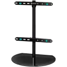 ONKRON Universal Swivel Table Top TV Stand for 32''-65'' TVs up to 35 kg, Black
