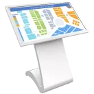 43" Indoor Digital Signage 4K Tilted Totem Prestigio Solutions