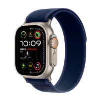 Apple Watch Ultra 2 2024, 49mm, Natural Titanium, Blue Trail Loop, M/L