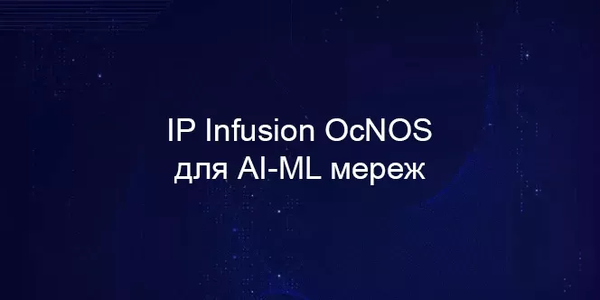 IP Infusion OcNOS для AI-ML мереж