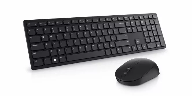 Set de tastatură și mouse wireless Dell Pro – KM5221W