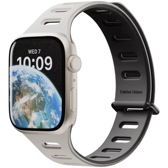 Band Extension NATIVE UNION Active Watch Band 38/40/41mm Active Watch Band Black/Sandstone for Apple Watch 38/40/41 mm