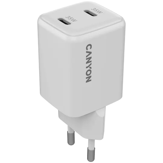Power Adapter CANYON CU35CC 2*USB-C, 35 W