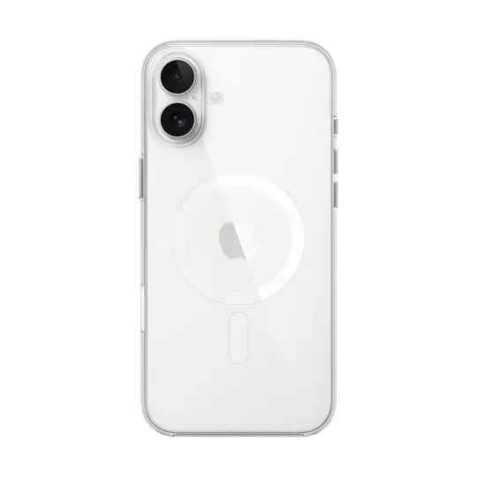 Husă APPLE cu MagSafe pentru iPhone 16 Plus, Transparentă