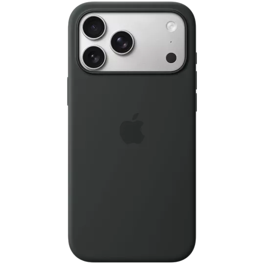 Apple силиконовый чехол с MagSafe Чёрный для iPhone 17 Pro Max