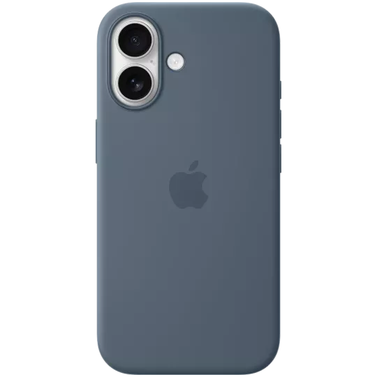 Apple силиконовый чехол с MagSafe Anchor Blue для iPhone 17