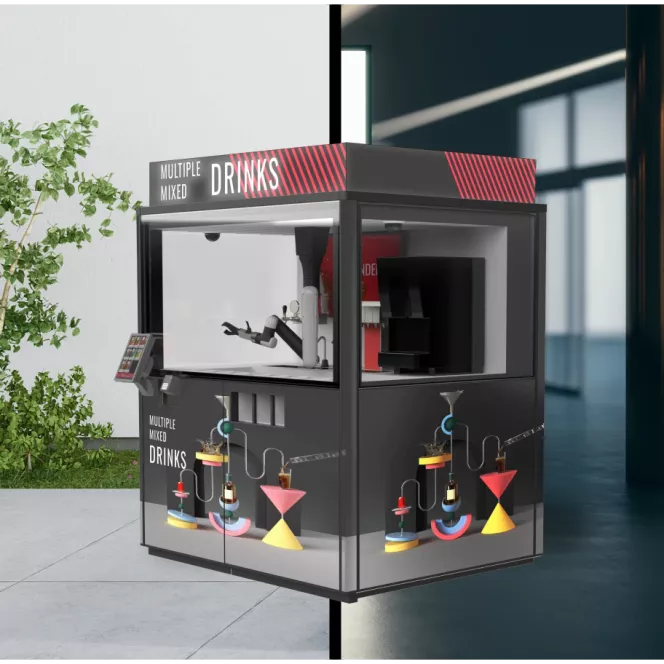 AROS 24/7 Robo Bar for indoor and outdoor placement