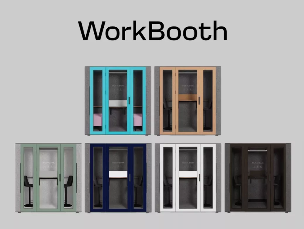 WorkBooth kabine za efikasan rad u savremenim kancelarijama sa inovativnim dizajnom | ASBIS je ovlašćeni distributer WorkBooth rešenja za Republiku Srbiju.