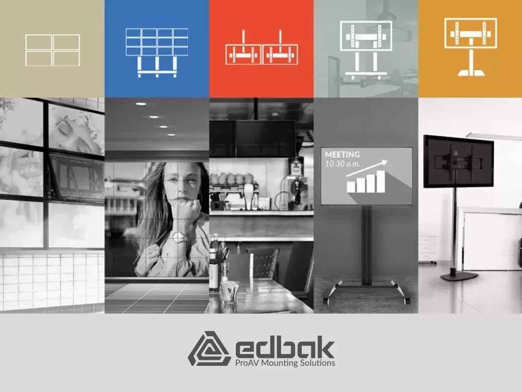 Edbak montažna rešenja za ekrane, monitore i projektore | ASBIS Srbija - Ovlašćeni Edbak distributer