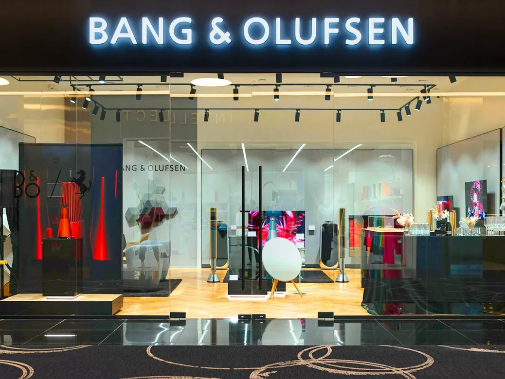 Prestigio Plaza holds the distinguished title of being an official partner, reseller and integrator for Bang & Olufsen