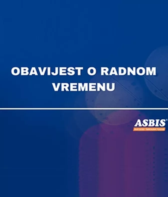 Obavijest o radnom vremenu