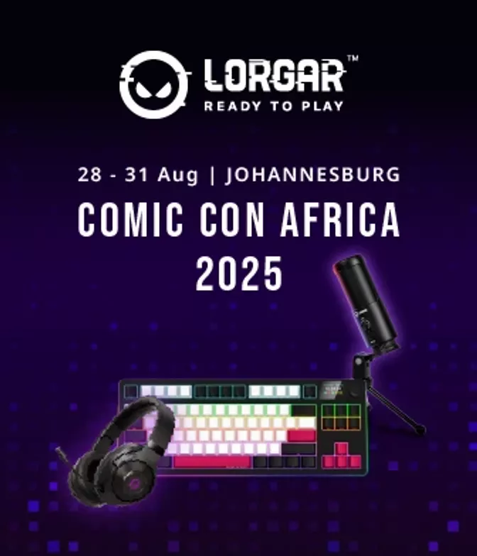 LORGAR set to make a splash at Comic Con Africa 2025