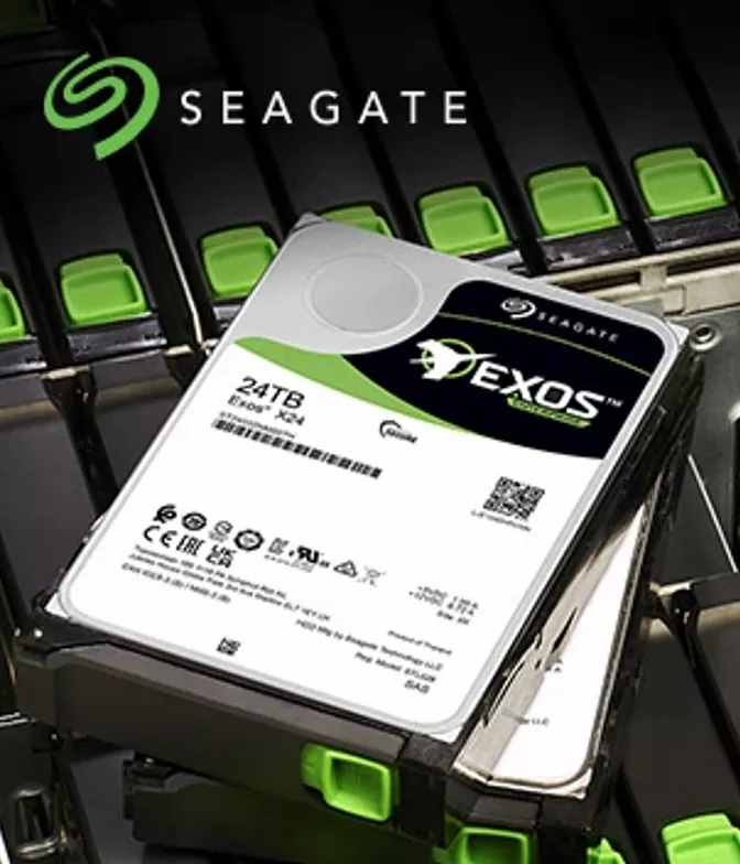 Seagate Introduces Exos® X24 HDD Enterprise Drives