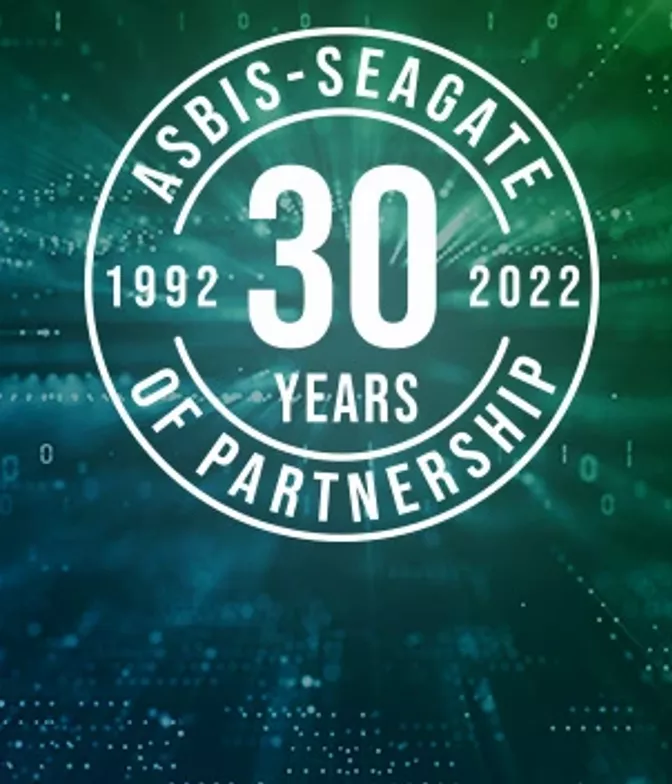 ASBIS and Seagate celebrate the 30th anniversary of their partnership