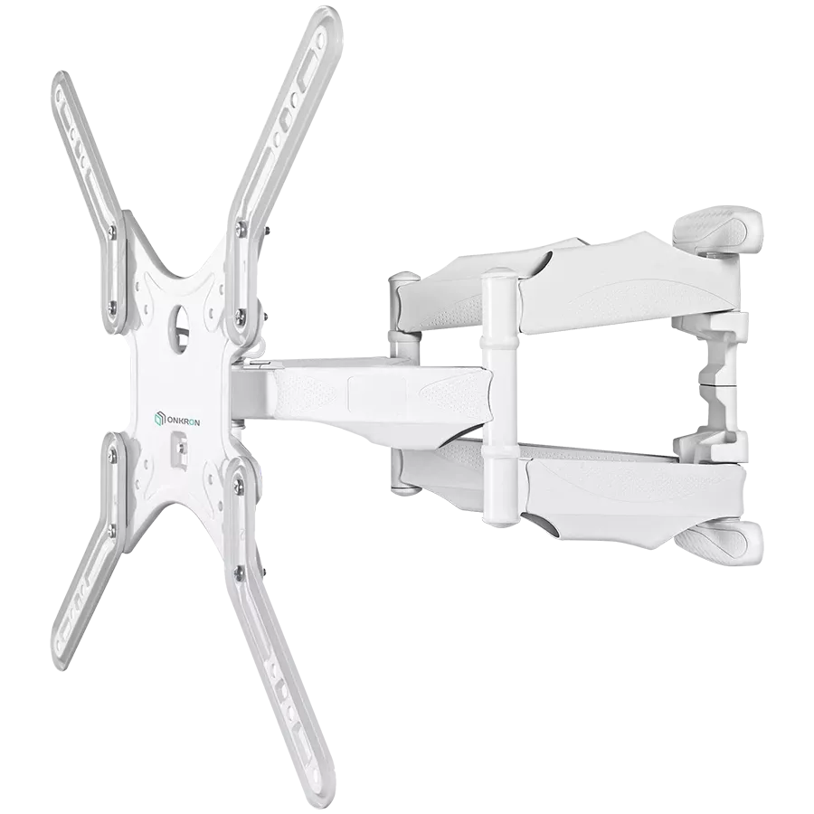 ONKRON Monitor desk mount for 37” – 70 Inch LCD LED OLED Screens, White