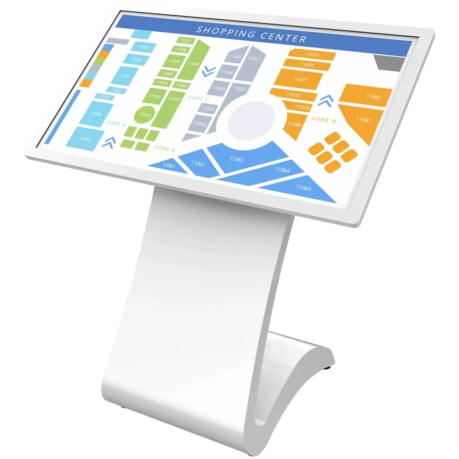 43" Indoor Digital Signage 4K Tilted Totem Prestigio Solutions