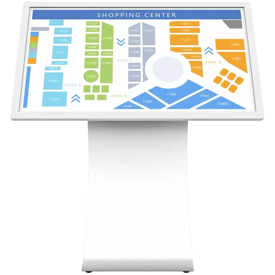 43" Indoor Digital Signage 4K Tilted Totem Prestigio Solutions