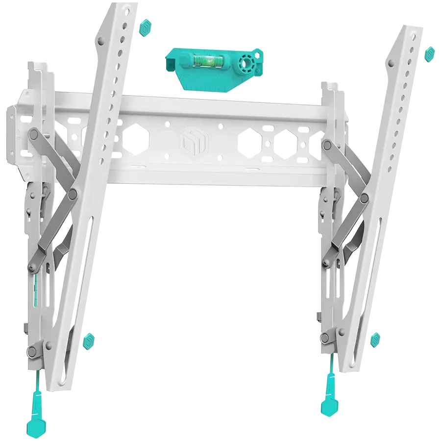ONKRON Tilting TV Wall Mount for 35 to 65-inch Flat Panel TVs Digital Panels 60 kg TM5 White