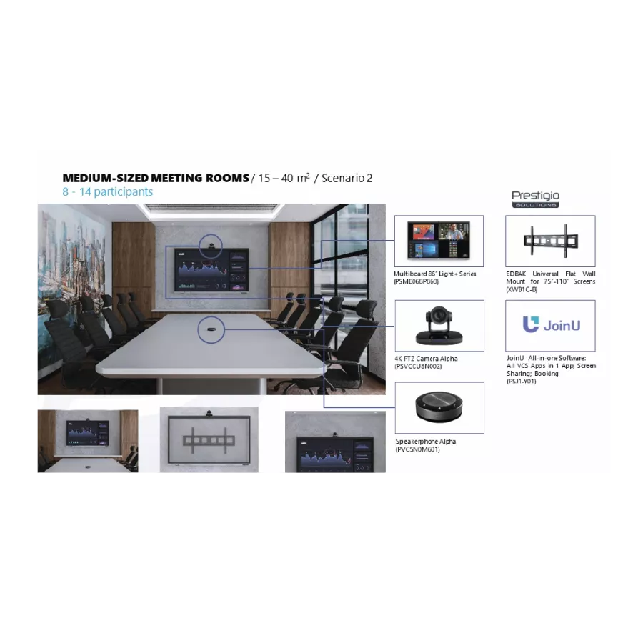 Medium Meeting Room Solution WITH PTZ CAMERA