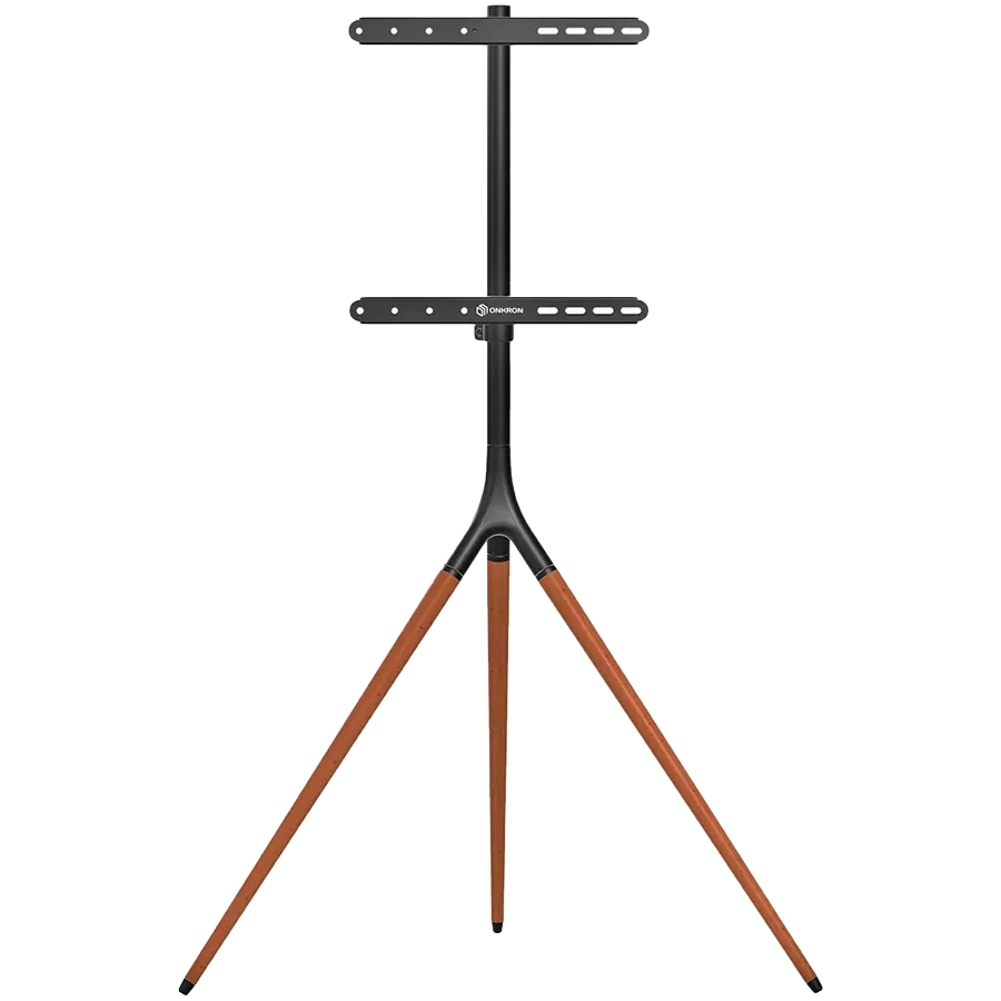 ONKRON Tripod Easel TV Stand for 32” – 65 Inch LED LCD OLED Screens up to 35 kg, Black