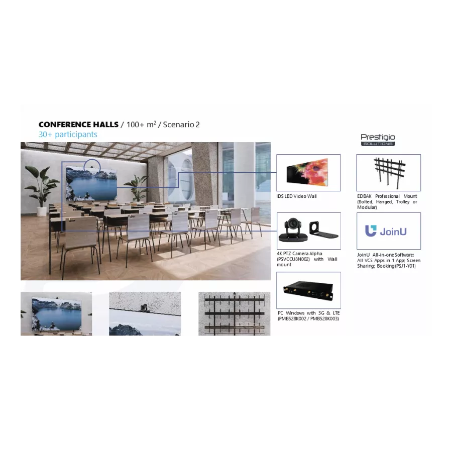 CONFERENCE HALLS WITH LED VIDEO WALL