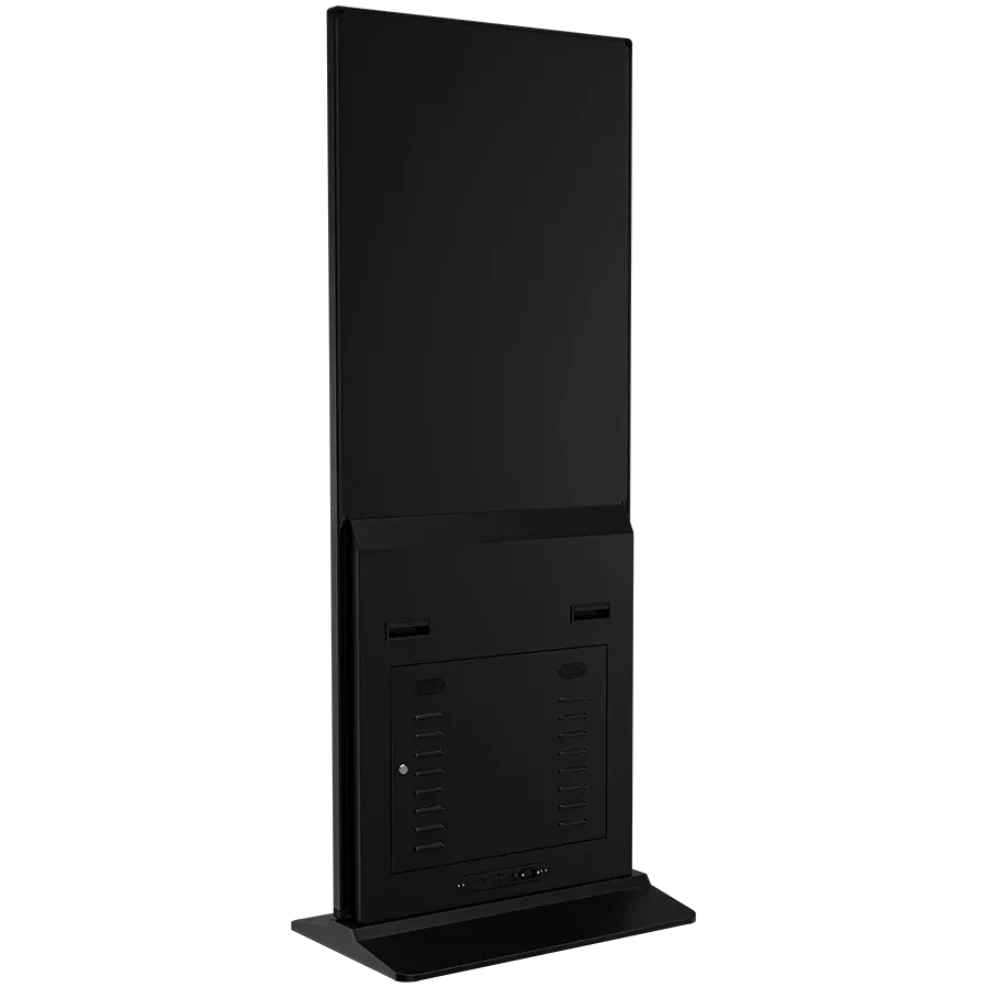 55" Indoor Digital Signage 4K Vertical Totem Prestigio Solutions