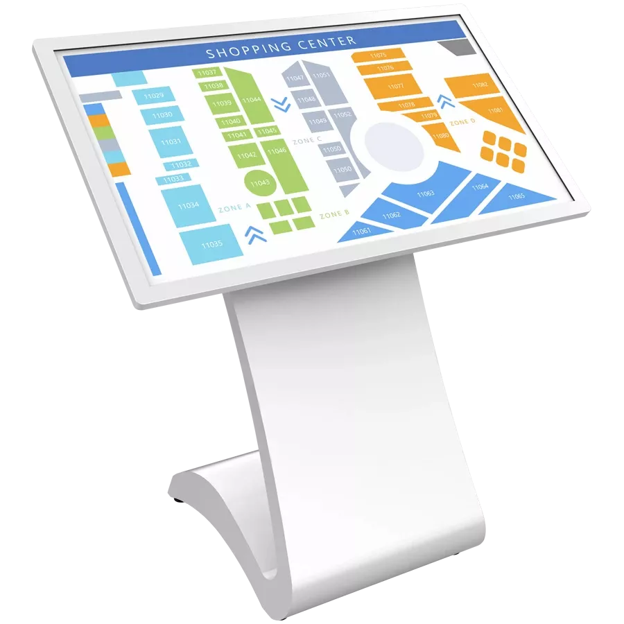 43" Indoor Digital Signage 4K Tilted Totem Prestigio Solutions