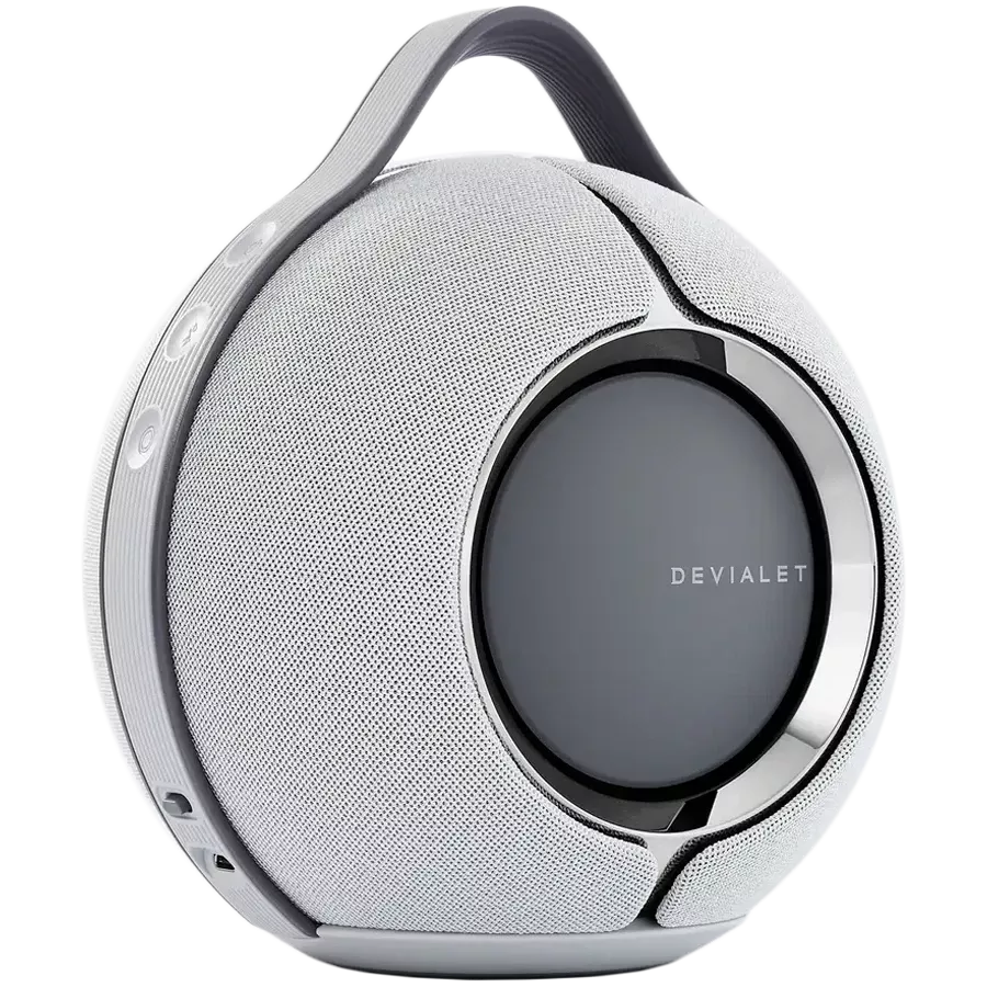 【美品】DEVIALET Mania Light Grey Mania Devialet Mania - Portable High-Fidelity Speaker - Light Grey