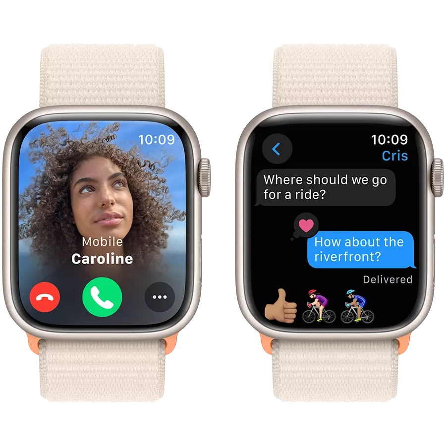 Apple Watch Series 9 GPS Starlight Sport Loop, 45mm Apple Watch Series 9 GPS Starlight Sport Loop, 45mm