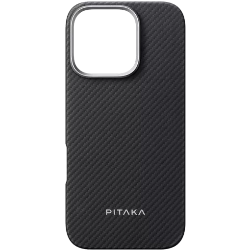 Чохол PITAKA Ultra Slim with MagSafe Чорний/Сірий для iPhone 16 Pro