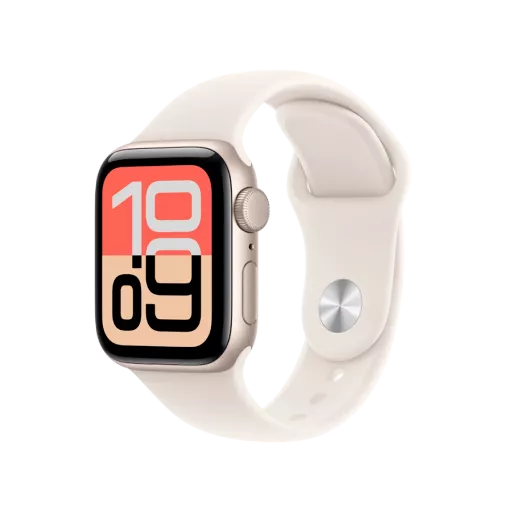 Apple Watch SE GPS Gen.3,  Starlight Sport Band, S/M, 40mm, Starlight