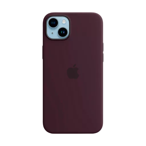 Apple Case Silicone Case with MagSafe Elderberry for iPhone 14 Plus