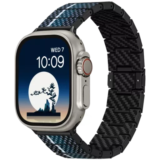 Ремешок PITAKA ChromaCarbon Band Moon для Apple Watch
