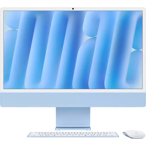 iMac 24" M4, 10C CPU 10C GPU, 24ГБ 512ГБ SSD, Синий