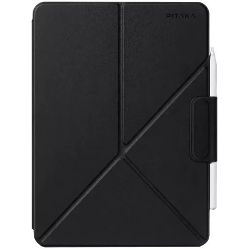 Обкладинка Smart Folio PITAKA MagEZ Folio with MagSafe Чорний для iPad Pro 12.9-inch (6th generation)/iPad Air (4-го покоління)/iPad Air (5th generation)/iPad Pro 12,9 дюйма (3-го, 4-го і 5-го покоління)