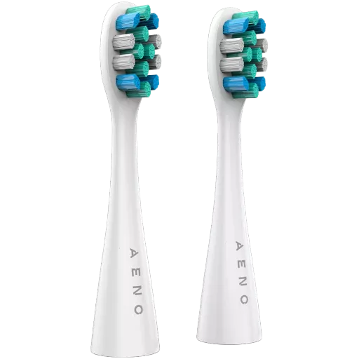 AENO  за AENO DB7/DB8 toothbrushes, БілийЗмінні насадки для зубних щіток, щетина Dupont, 2шт в наборі
