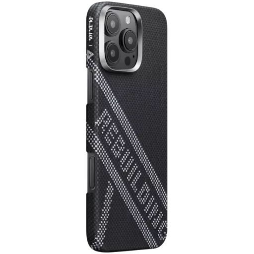 Husă PITAKA Re-TROS Tactile Woven cu MagSafe pentru iPhone 16 Pro, Rebuilding