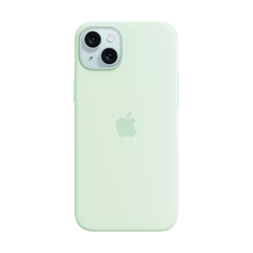 Պատյան APPLE Silicone Case with MagSafe հետ MagSafe Soft Mint for iPhone 15 Plus
