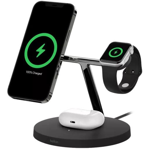 Беспроводное зарядное устройство BELKIN BoostCharge Pro, 15 Вт, Чёрный